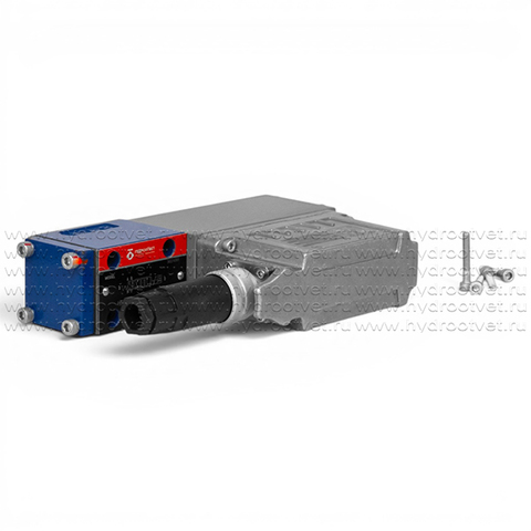 Фото 4WRPEH6C3B24L-2X/G24K0/A1M - Сервораспределитель Ду6 с обратной связью по положению золотника и встроенным усилителем (OBE), номинальный расход 24 л/мин, характеристика L - линейная, схема C3, сигнал управления A1 = ±10 V