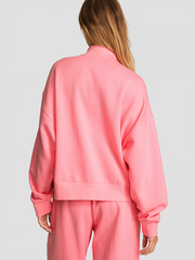 PINK ФЛИСОВЫЙ СВИТШОТ НА КНОПКАХ