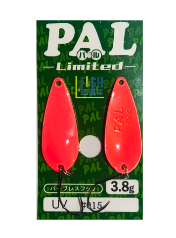 Блесна колеблющаяся на форель FOREST PAL LTD 3.8г # 015 UV (полностью оранжевая)