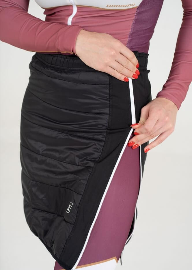 Женская утепленная лыжная юбка Noname Ski Skirt черная - 3