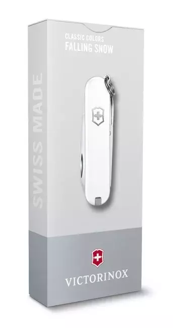 Нож перочинный Victorinox Classic SD Colors, Falling Snow (0.6223.7G) белый, 7 функций 58мм