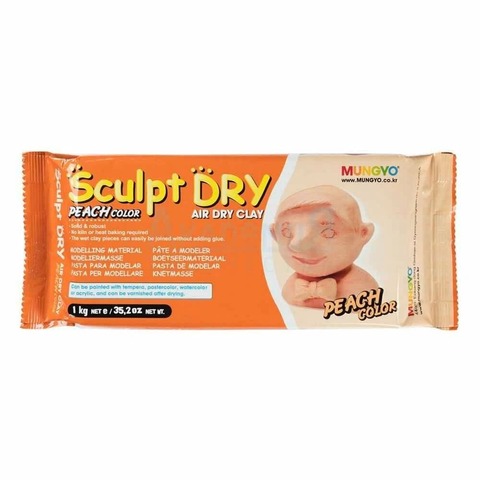 Глина для моделирования 1000гр персиковая Sculpt, MUNGYO