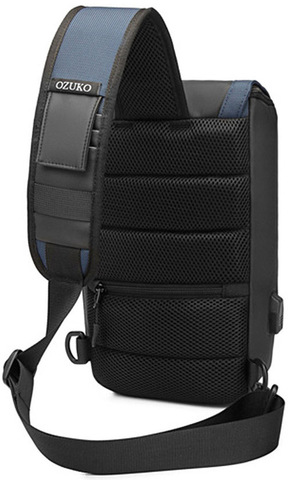 Картинка рюкзак однолямочный Ozuko 9334 Deep Blue - 5