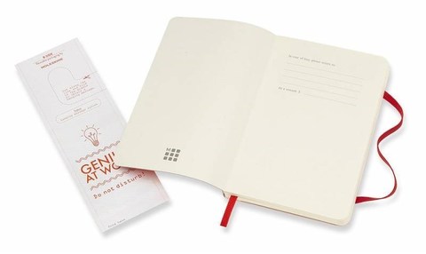 Блокнот Moleskine Classic Soft, цвет красный, в линейку