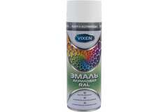 Эмаль акриловая Vixen RAL9003 сигнальный белый матовый (520мл) аэрозоль