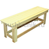 Лавка из ангарской сосны, 160*44,5*40 см - 2