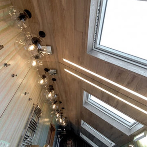 Светильник стекло Ball Ceiling черный диаметр 25см.