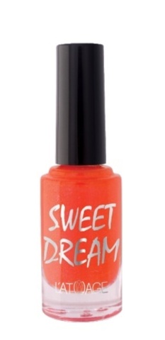 L’atuage Лак для ногтей SWEET DREAM тон 512 ораньжевый перламутровый песок 9мл