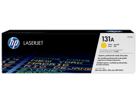 Картридж лазерный цветной original 131A CF212A желтый (yellow), до 1800 стр - купить в компании MAKtorg