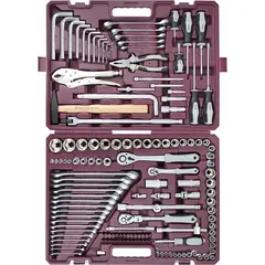 Набор инструмента универсальный 1/4", 3/8" и 1/2" DR THORVIK TS142