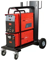 Сварочный инверторный аргонодуговой аппарат Fubag INTIG 500 T AC/DC PULSE с горелкой FB TIG 18 5P 4m и модулем охлаждения и тележкой