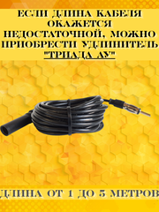 АНТЕННА АВТОМОБИЛЬНАЯ ВРЕЗНАЯ НАКЛОННАЯ ТРИАДА-65 ЕВРОДИЗАЙН