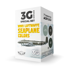 Набор красок AK interactive WWII Luftwaffe Seaplane Colors Set 3G, 3 краски