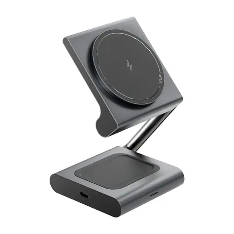 Беспроводное зарядное устройство VLP Zen Charger Qi2.2 25W, серый