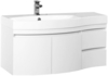 Aquanet Опера 169613 Тумба под раковину, цвет: белый