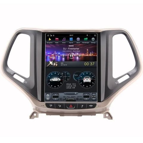 Магнитола на Jeep Cherokee 2014-2019 Android 9.0 4/64GB QLED DSP модель ZF 1018G