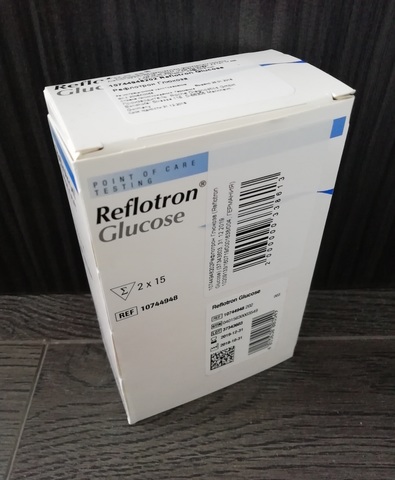 Нет в продаже Рефлотрон Глюкоза (Reflotron Glucose) 30шт/уп Roche Diagnostics GmbH, Germany/Рош Диагностика Рус, Германия