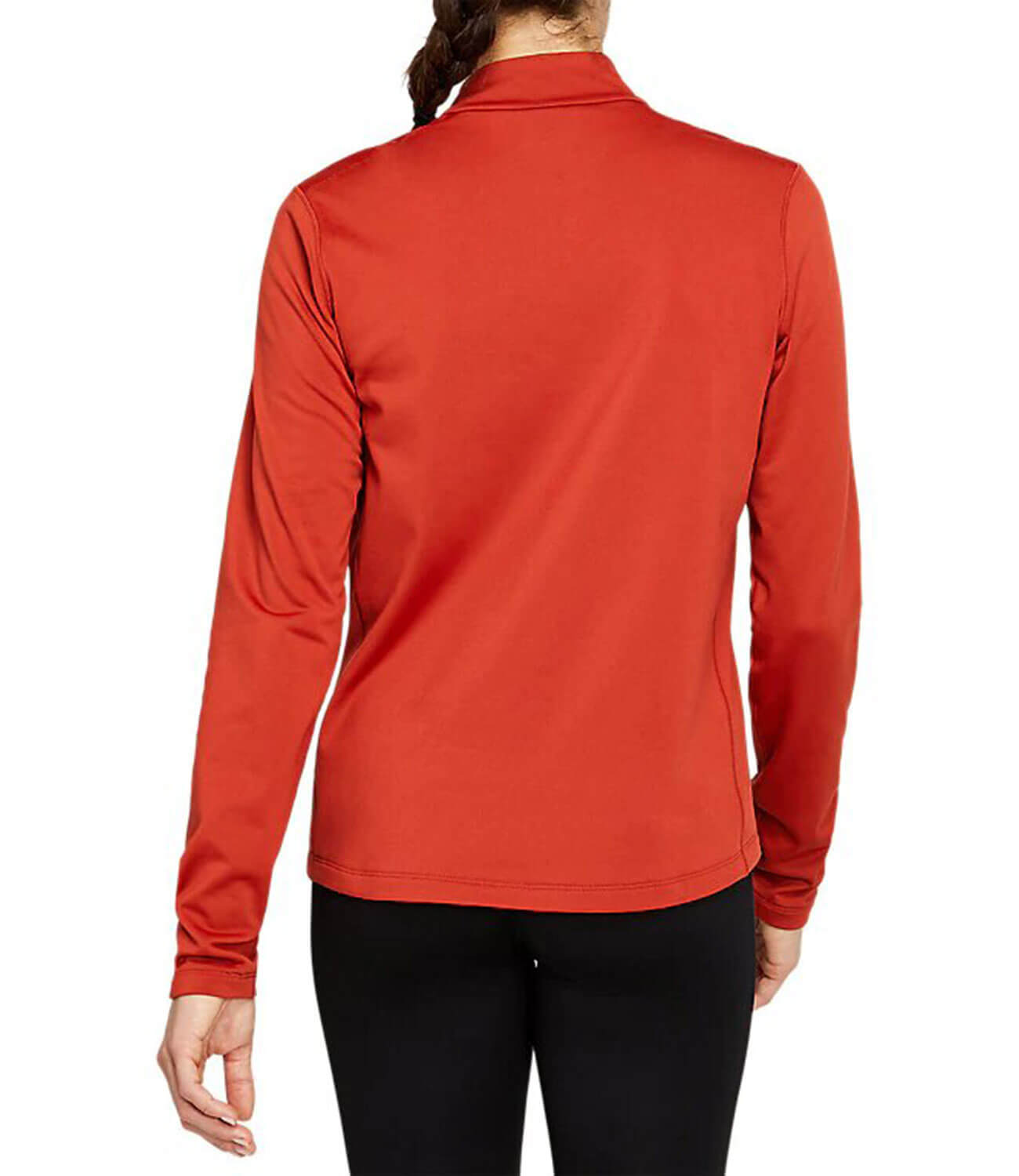 Asics Katakana Winter 1/2 Zip рубашка беговая женская красная - 2