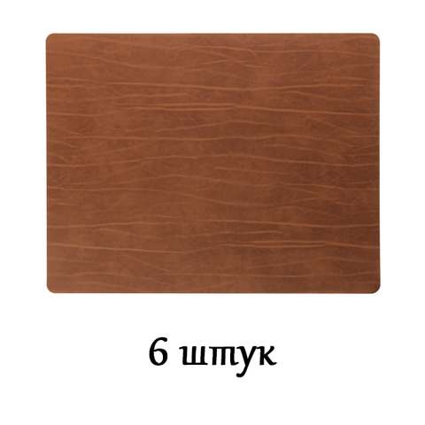 Комплект из 6 подстановочных салфеток 35x45 см LindDNA Buffalo nature 98895