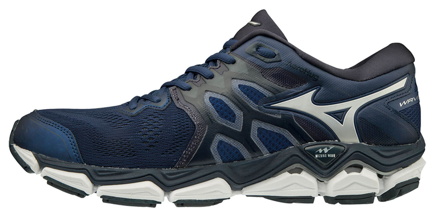 Mizuno Wave Horizon 3 кроссовки для бега мужские темно-синие - 5