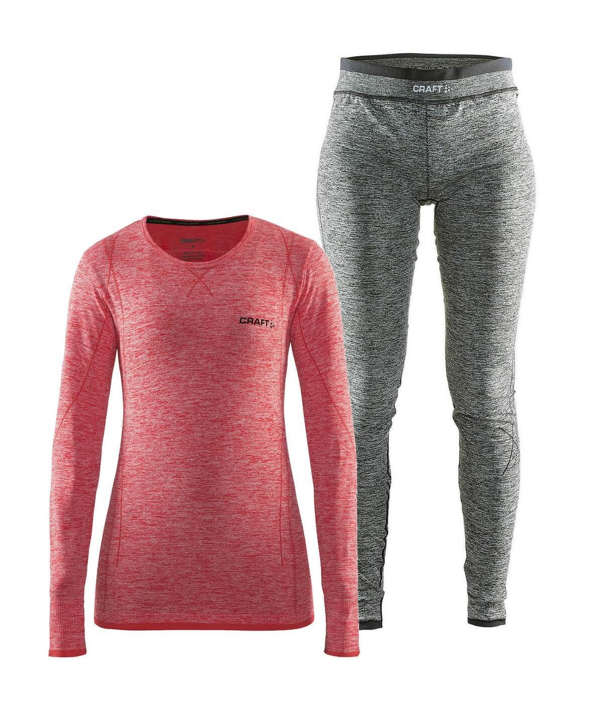 Craft Comfort комплект термобелья женский red-black