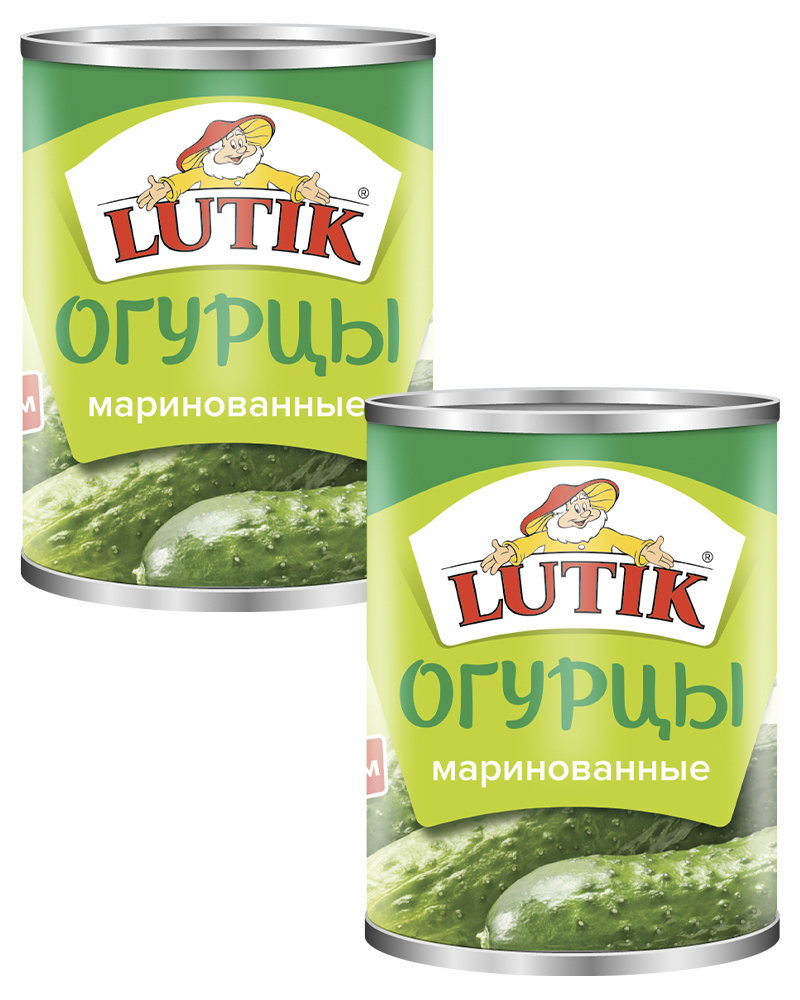 Огурцы Lutik маринованные 9-12 см, 3000 мл. - 2 шт