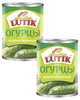Огурцы Lutik маринованные 9-12 см, 3000 мл. - 2 шт