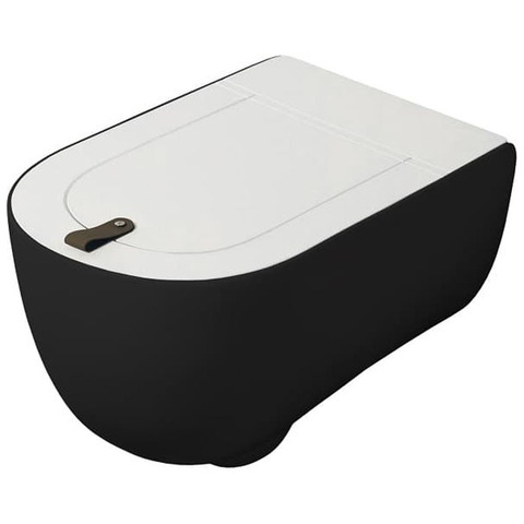 ArtCeram The One THV001 17 00 NERO MATT Унитаз подвесной, цвет: чёрный