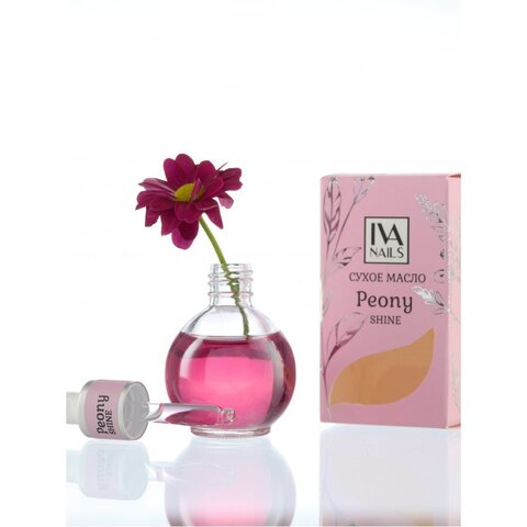 IVA nails Сухое масло Peony с шиммером 12 мл