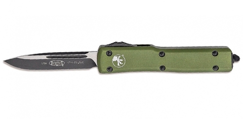 Фронтальный нож Microtech 148-1OD UTX-70 Black Выкидной