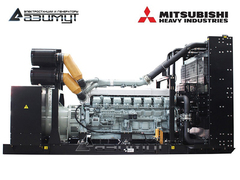 Дизельный генератор Азимут АД-1500С-Т400-1РМ8C Mitsubishi