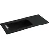Ceramica Nova Grace CN7014MB Раковина накладная с отверстием под смеситель, 101x45.7, цвет: черный матовый