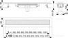 Alcaplast APZ1101-1150 Душевой лоток 115 см
