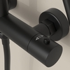 Sancos Teo SC11001MB Душевая стойка c термостатом, цвет: черный матовый