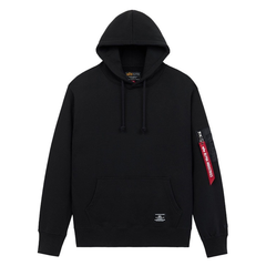 Толстовка Alpha Industries Utility Pocket Hoodie Black (Черный)