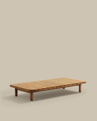 Журнальный столик Turqueta из массива тикового дерева, 140 x 70 см