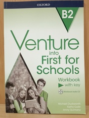 Venture into First for Schools Workbook With Key Pack