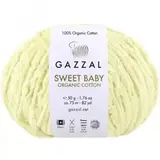 Пряжа Gazzal Sweet Baby Organic Cotton 2609 нежно-желтый