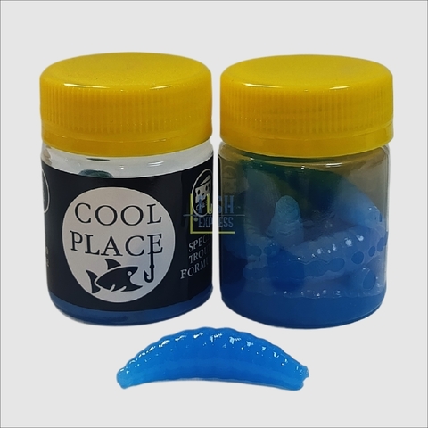 Форелевая силиконовая приманка COOL PLACE MAGGOT 1.6 цвет СИНИЙ СЫР продажа от 2шт