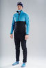 Nordski Premium разминочный лыжный костюм мужской light blue-black - 1