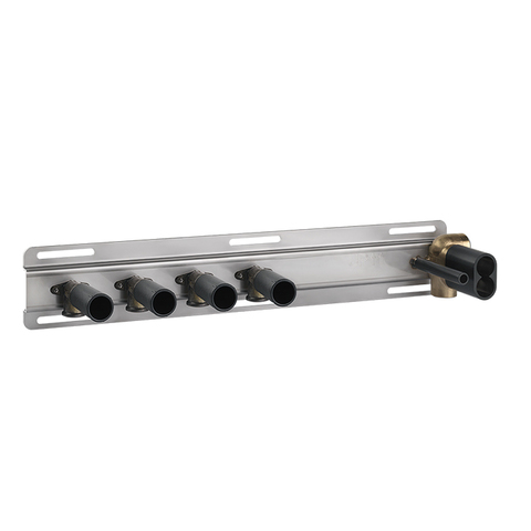 Gessi Hi-Fi 63025#031 Встраиваемые части для термостатического смесителя с полочкой, до 4 источников одновременно, 1/2" соединение., цвет: хром