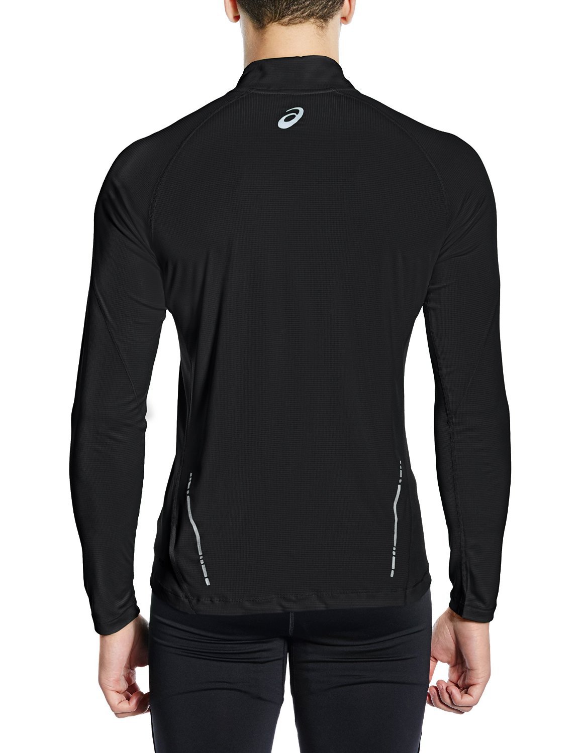 Рубашка для бега мужская Asics LS 1/2 Zip Top black - 3