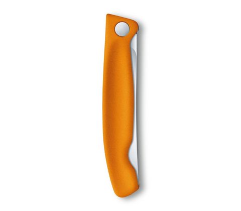 Нож кухонный складной Victorinox Classic, 110 mm, Wavy Edge, Orange (6.7836.F9B)