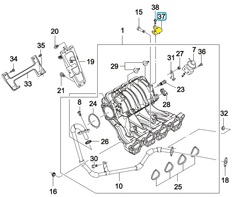ДАТЧИК ВАКУУМНЫЙ D3 NEXIA N150, LACETTI, CRUZE; MATIZ 0,8 ЕВРО-3,4 (С 2008) GM
