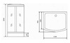 Timo Standart T-1115 Душевая кабина 120x90