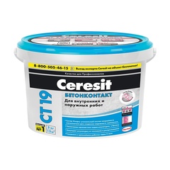 Грунтовка Бетонконтакт ЦЕРЕЗИТ (Ceresit) СТ 19 (3кг.)