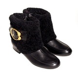 Полусапожки с мехом ALEXANDER MCQUEEN