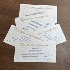 Подарочный сертификат Emporium.by в серебристом конверте, номинальная цена 250 рублей