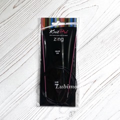 KnitPro Zing круговые спицы 2 мм/100 см арт.47151