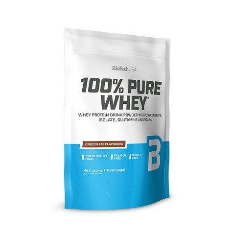 Протеин 100% PURE WHEY, BIOTECH USA / 1000 гр малиновый чизкейк